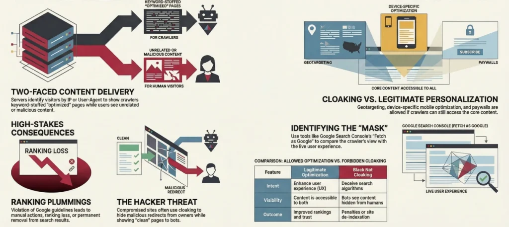 Infographic about cloaking