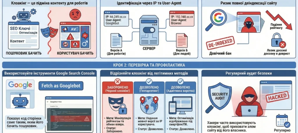 Інфографіка про клоакінг