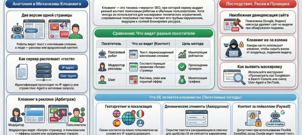 Инфографика о клоакинге